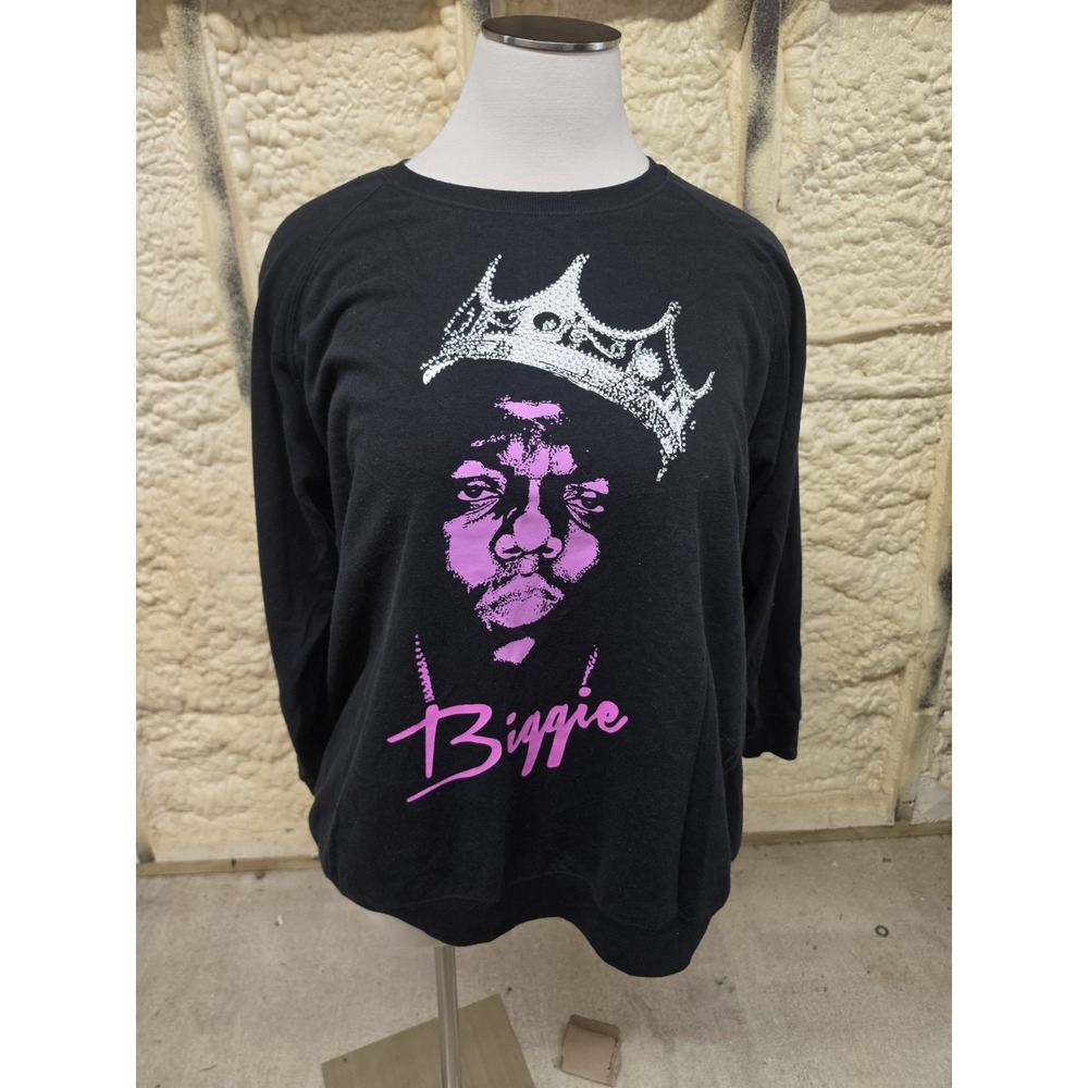 Torrid 4X Notorious B.I.G Sweatshirt Rhinestone Fleece Hip Hop Music